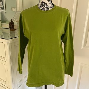 FENN WRIGHT & MANSON lime green long sleeve top